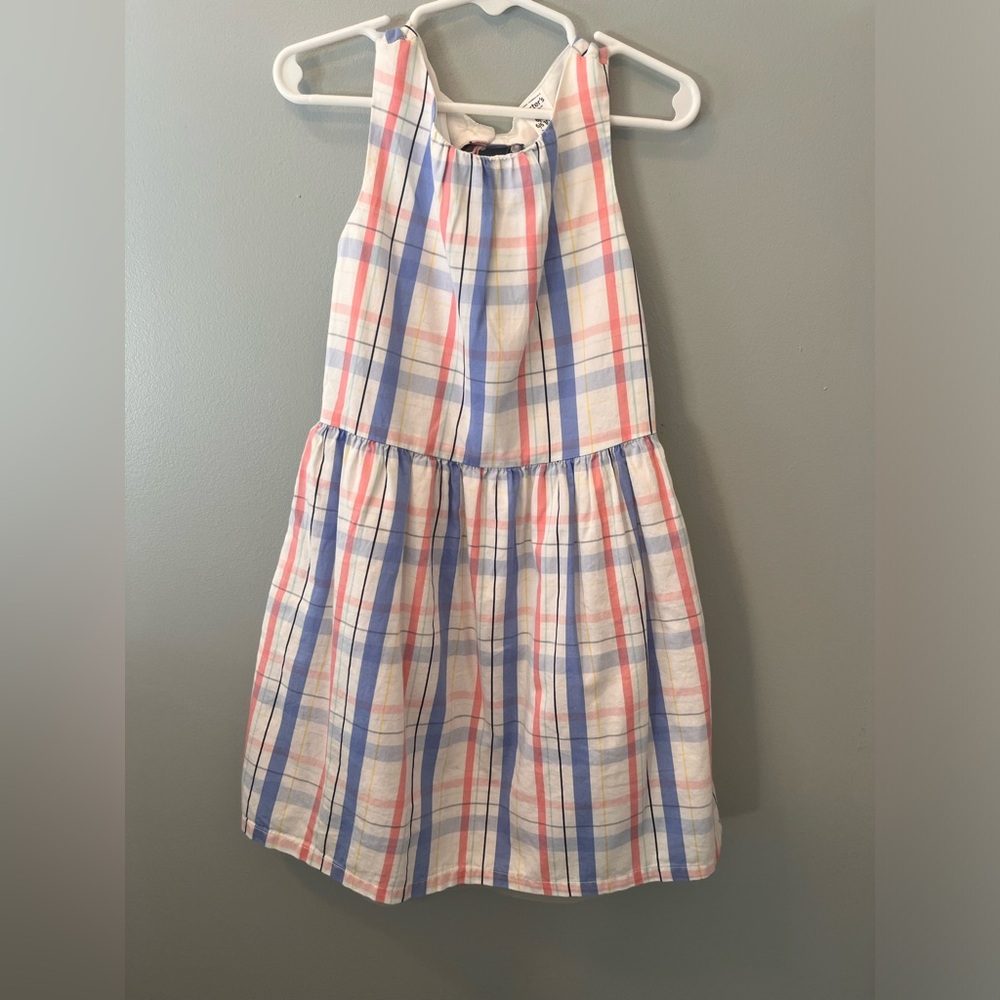 Carter's Plaid Sleeveless Dress - Blue, Pink & White - size 6